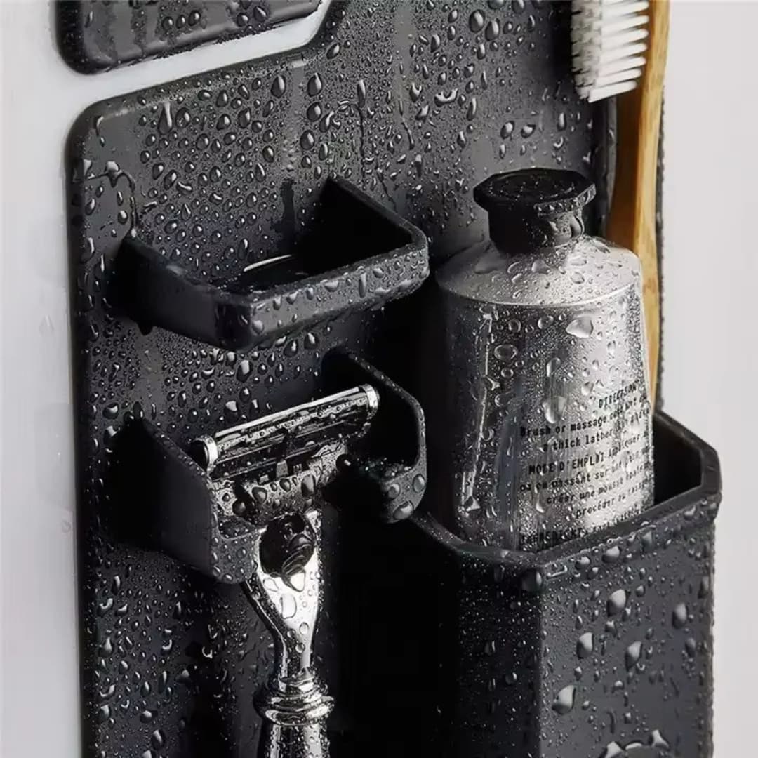 Detalle de los soportes de silicona mojados con la maquinita y la pasta